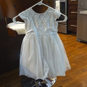 Marmellata White Babydoll Dress Cap Sleeve Ruffled
